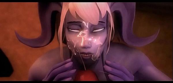  3D Hentai - Dark elf mom gangbanged with big dicks and recieves creampie and facial - httptoonypip.vip - uncensored 3D Hentai